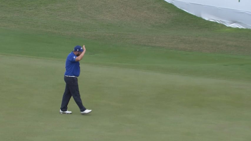 Andrew Johnston's dramatic finish to Round 3 at Puerto Rico