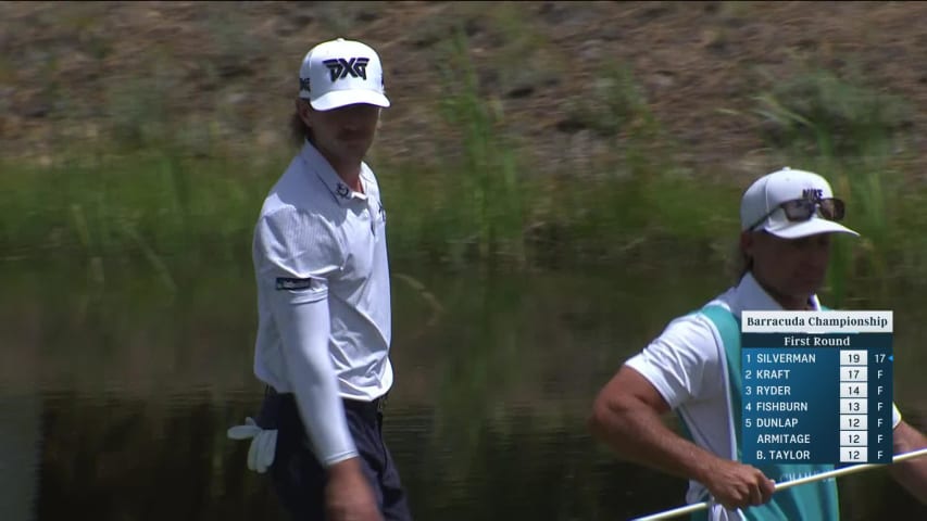 Jake Knapp jars birdie putt from distance at Barracuda