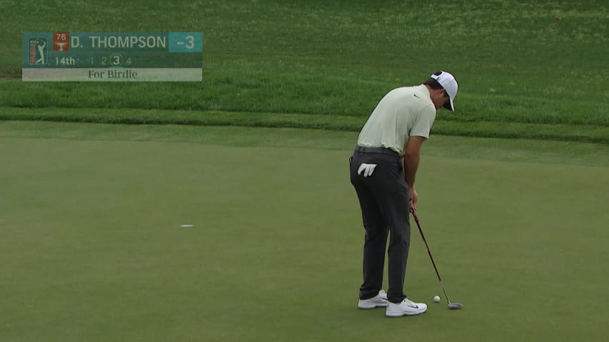 Davis Thompson makes birdie on No. 10 at Myrtle Beach