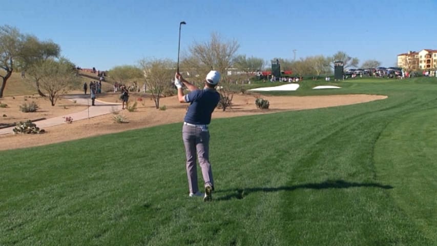 Martin Laird scrambles to save par at Waste Management