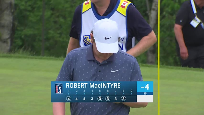 Robert MacIntyre makes birdie on No. 8 at RBC Canadian