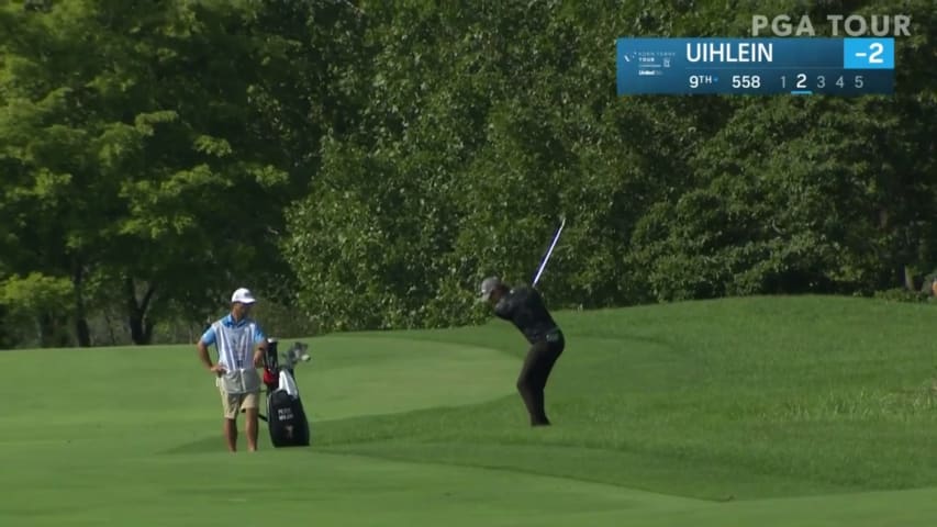 Peter Uihlein finds the green in two to set up birdie at Korn Ferry Tour Champ