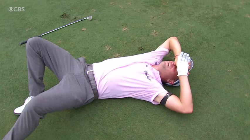 Justin Thomas' heartbreaking chip shot at Wyndham