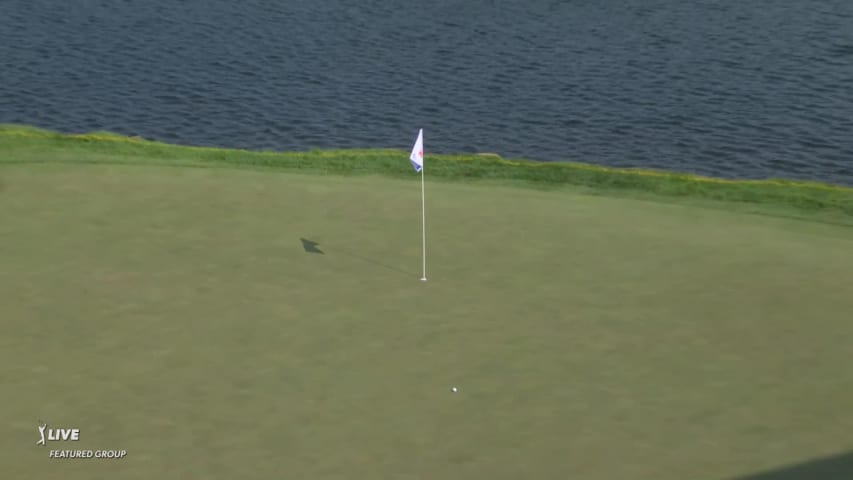 Hayden Buckley cards an ace on No. 17 at 3M Open