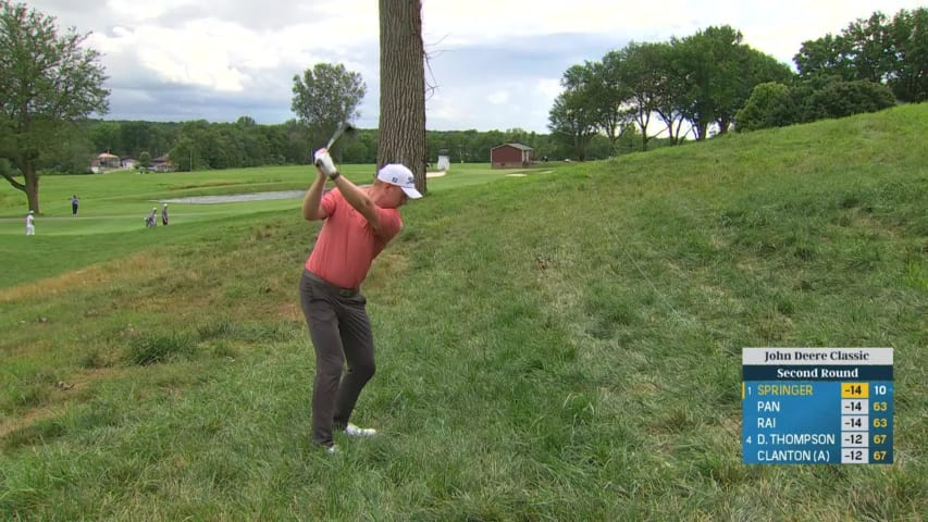 Hayden Springer makes birdie on No. 2 at John Deere