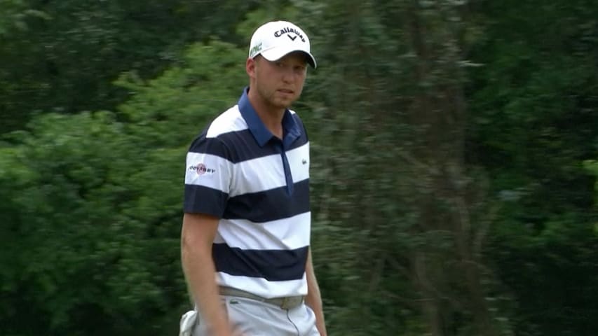 Daniel Berger sinks 29-foot birdie putt at Shell