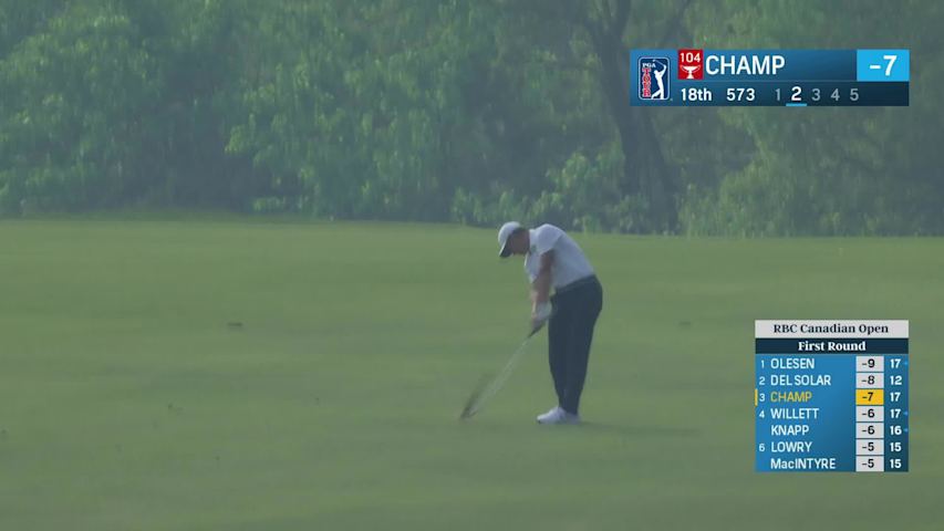 Cameron Champ makes birdie on No. 18 at RBC Canadian