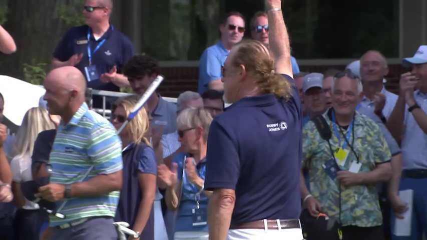 Miguel Angel Jiménez makes birdie on first playoff hole to win Principal Charity Classic