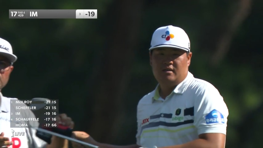 Sungjae Im's approach to 7 feet leads to birdie at TOUR Championship