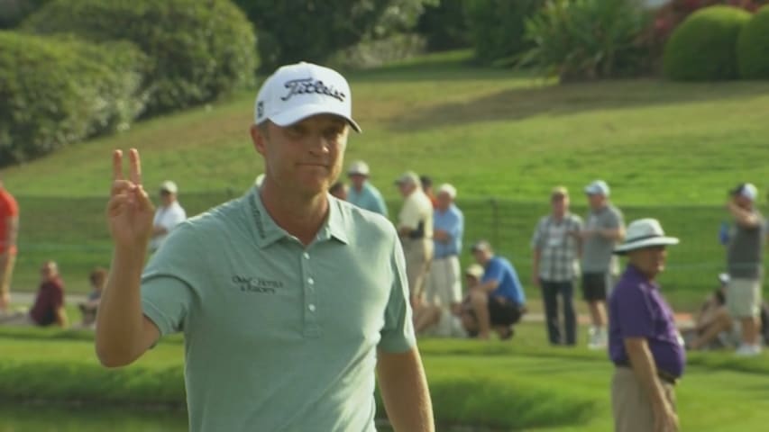 Matt Jones crashes the party with birdie on No. 17 at Arnold Palmer