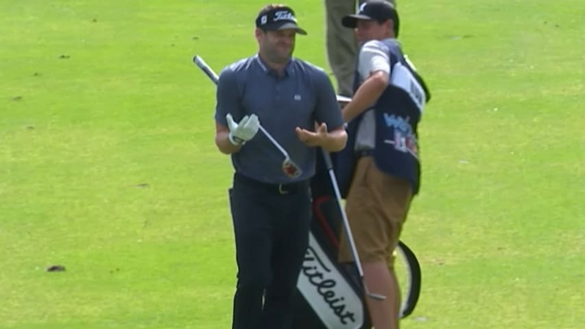 Matt Ryan zips his approach into the cup for the Shot of the Day