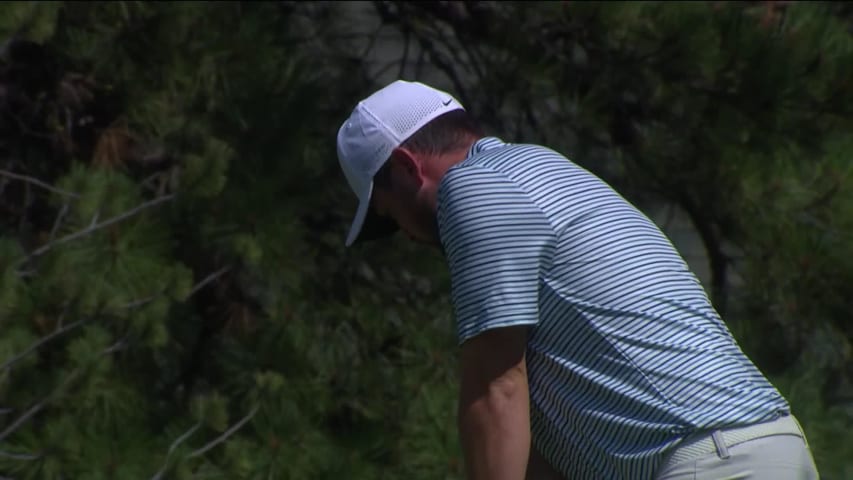 Alex Fitzpatrick rolls in 21-foot birdie putt from the fringe at Barracuda