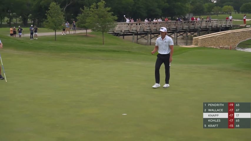 Jake Knapp sinks clutch closing birdie putt at THE CJ CUP