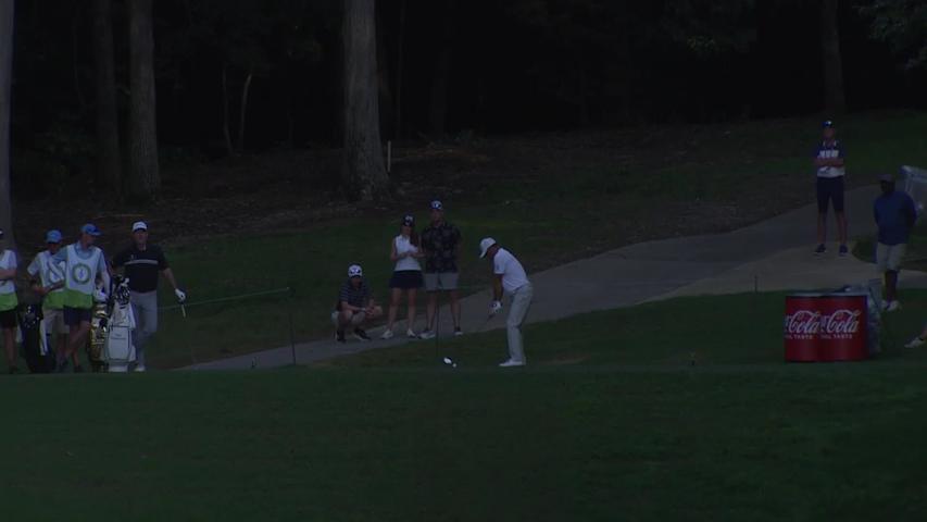 Alex Cejka makes birdie on No. 14 at Regions Tradition