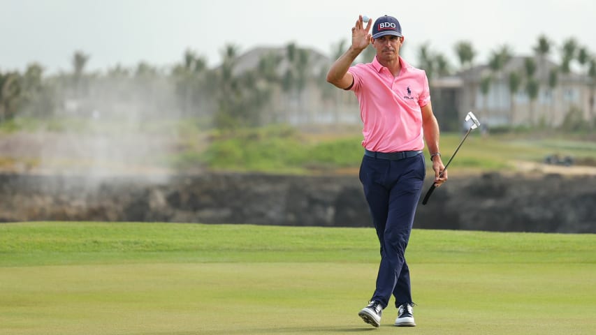 Billy Horschel's lengthy putt for eagle is the Shot of the Day