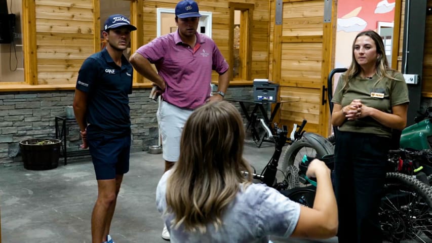 Players visit High Fives Foundation at Barracuda