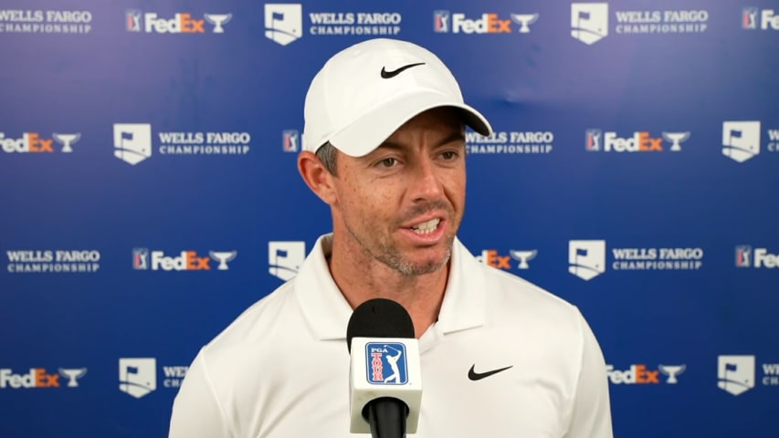 Rory McIlroy’s interview after Round 1 of Wells Fargo Championship