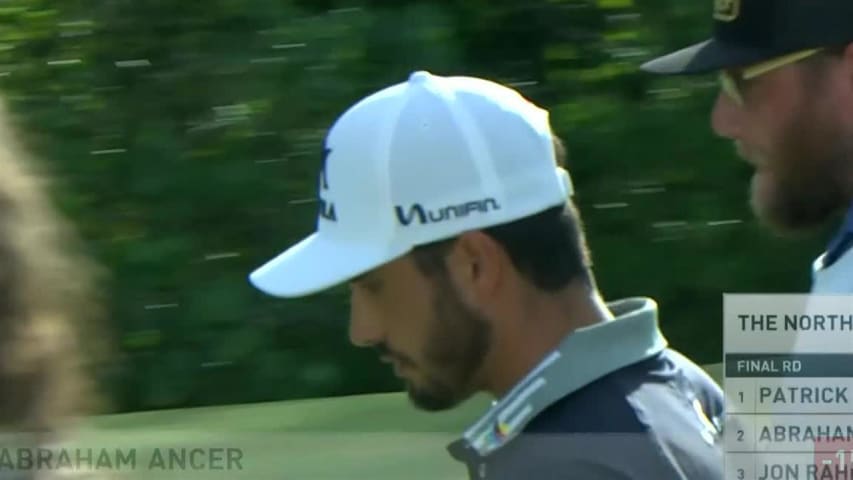 Abraham Ancer's dialed in approach leads to birdie at THE NORTHERN TRUST 
