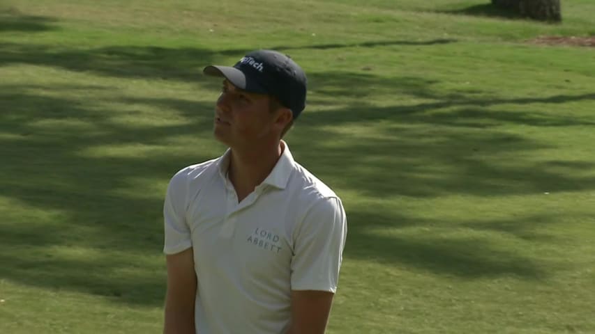 Ben Griffin makes birdie on No. 16 in Round 4 at BMW Charity Pro-Am