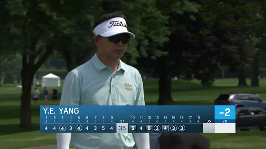 Y.E. Yang makes birdie on No. 16 at DICK'S Open