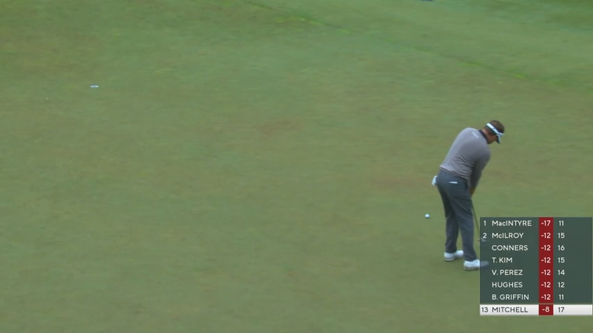 Keith Mitchell sends in 29-footer for birdie at RBC Canadian