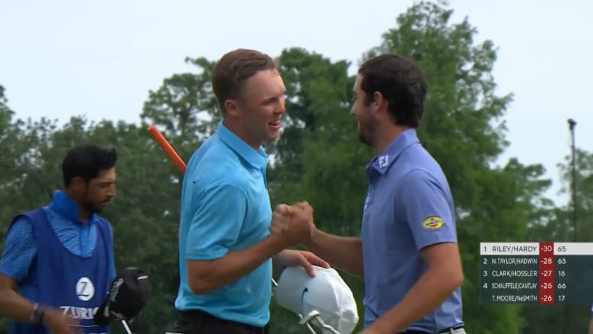 Hardy and Riley win Zurich Classic