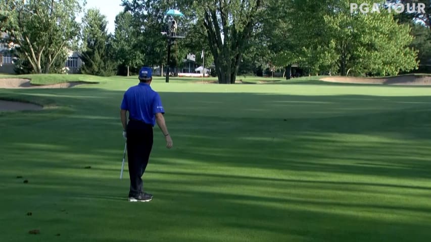 Woody Austin’s eagle chip shot at The Ally Challenge