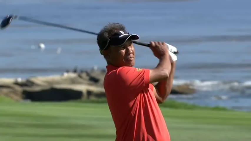 Thongchai Jaidee makes birdie extending playoff at PURE Insurance