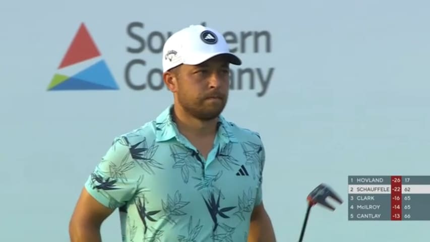 Xander Schauffele closes out season with birdie at TOUR Championship