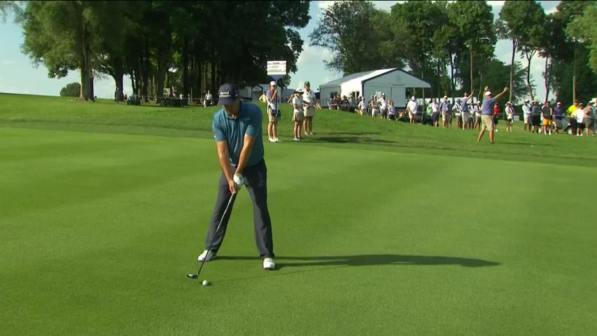 Padraig Harrington's great fairway wood and eagle at the U.S. Senior Open