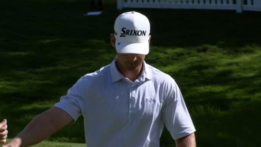 Rick Lamb's dramatic chip in birdie is Shot of the Day from LECOM