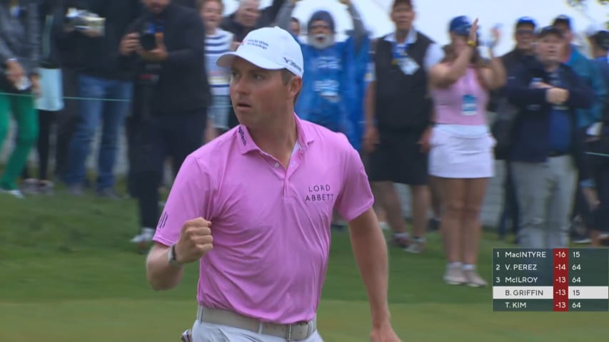 Ben Griffin sends in 39-foot birdie putt at RBC Canadian