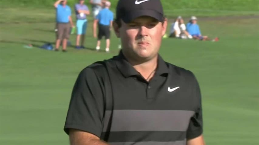 Patrick Reed sinks 20-footer to close with birdie at Sentry