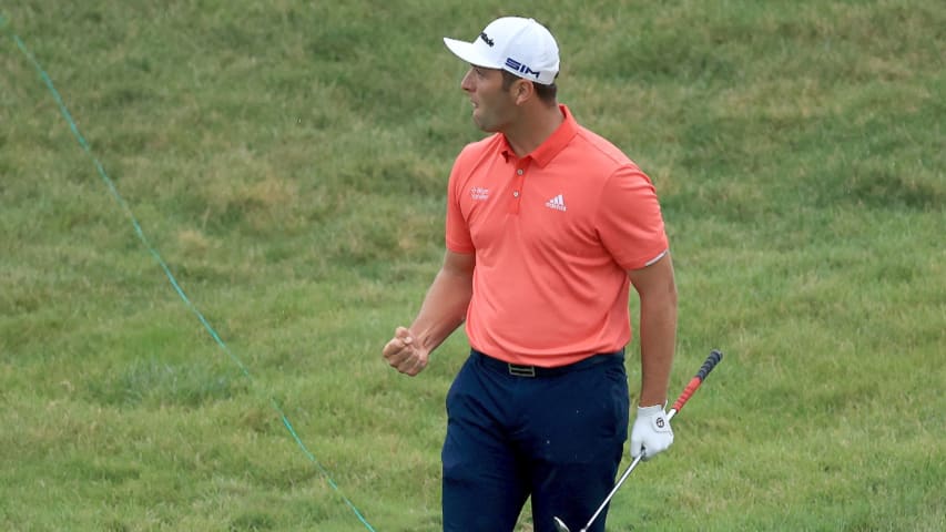 Jon Rahm assessed two-stroke penalty after chip-in at the Memorial