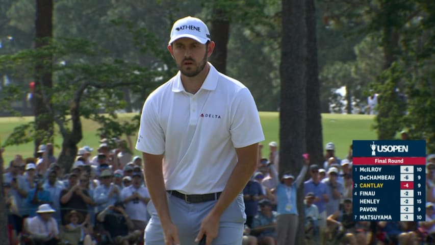 Patrick Cantlay jars 22-footer for birdie at the U.S. Open