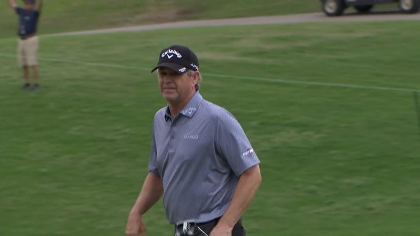 Lee Janzen makes birdie on No. 13 at ClubCorp Classic