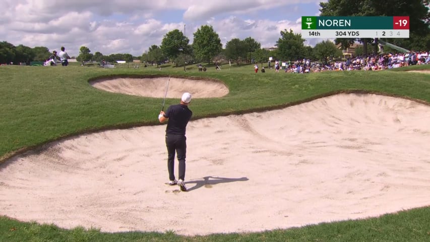 Alex Noren's bunker play leads to birdie at THE CJ CUP