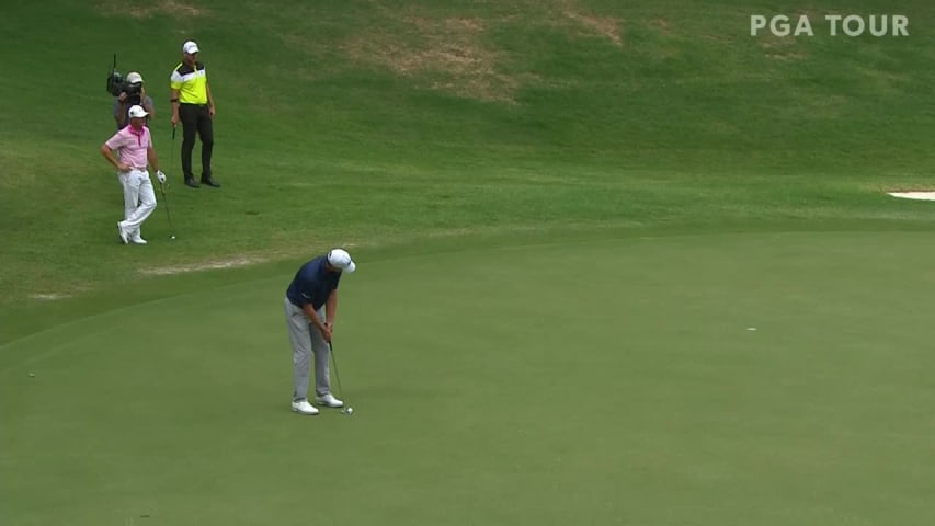 Steve Stricker birdies No. 16 in Round 4 at Tradition