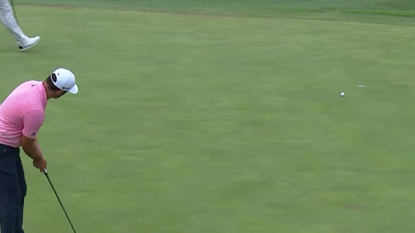 Jon Rahm’s clutch birdie putt on No. 14 at Fort Worth