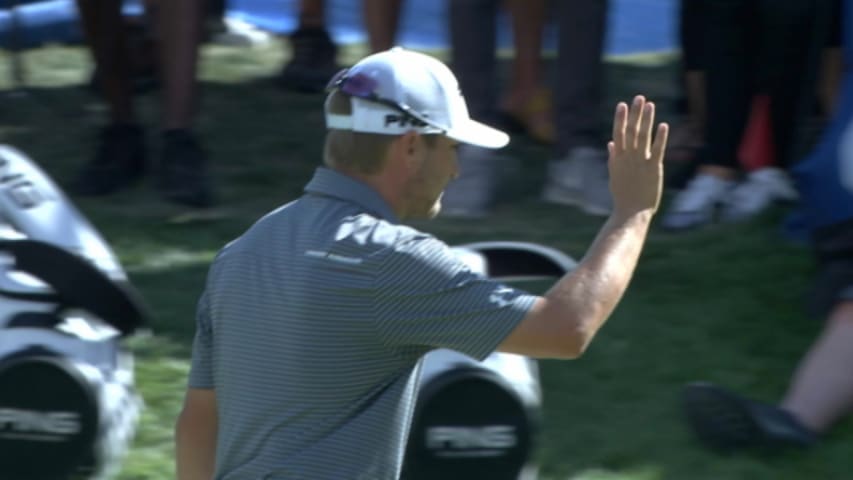 Austin Cook closes Round 4 with a birdie at Albertsons Boise Open