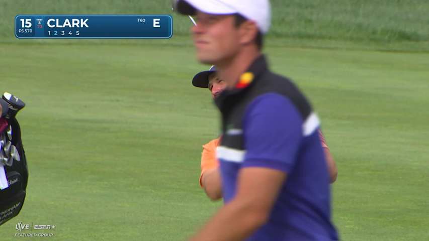 Wyndham Clark makes birdie on No. 15 at Truist Championship