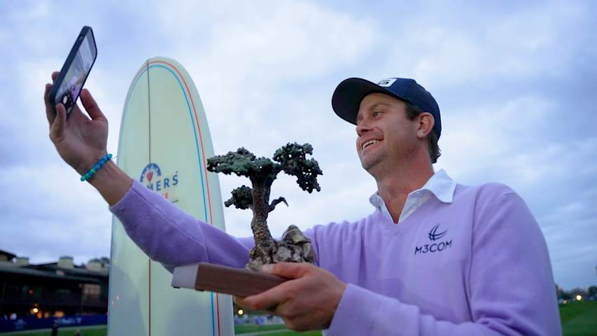 Mic'd Up with 2025 Farmers Insurance Open winner Harris English