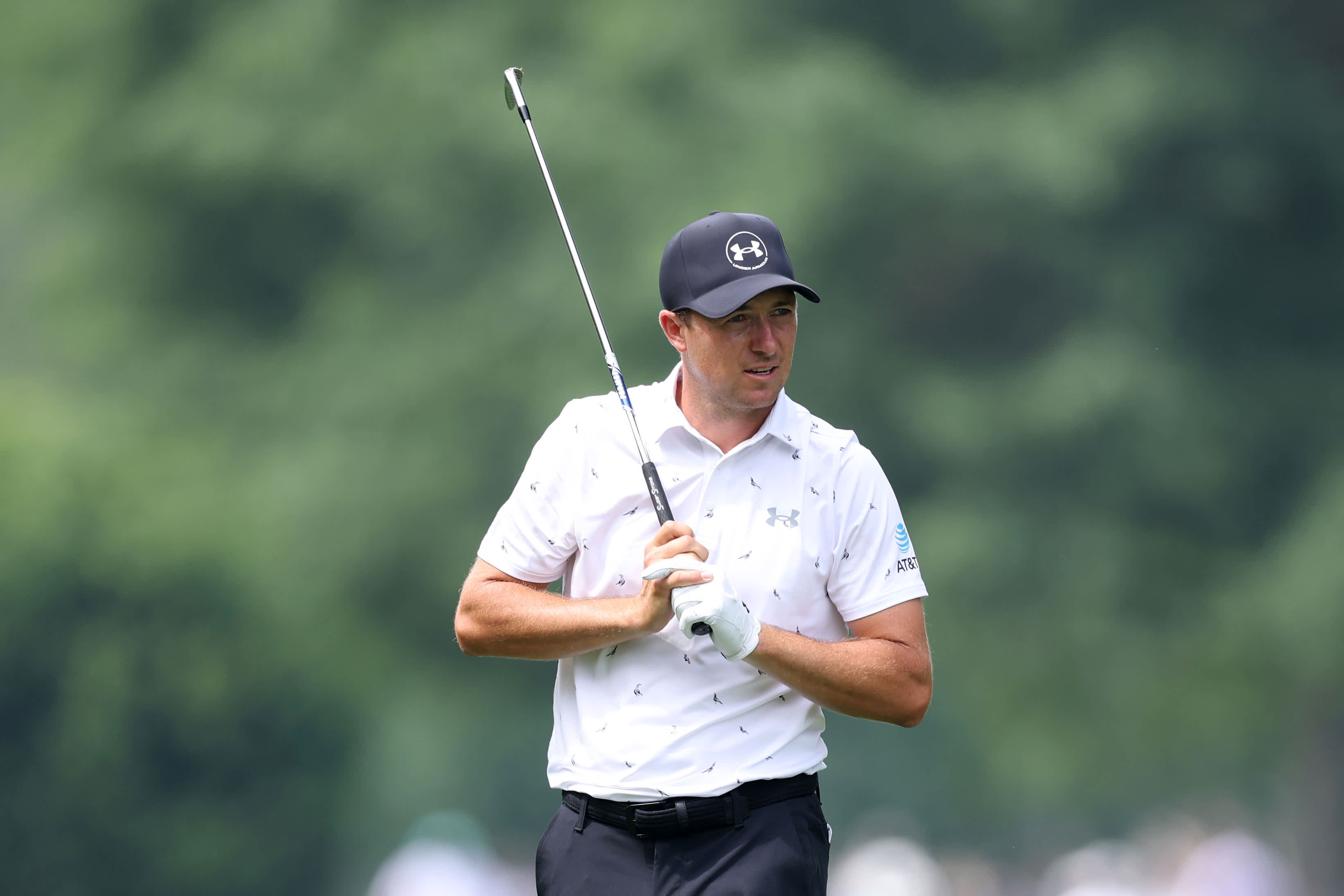 jordan spieth chewing tobacco Golf east lake tour championship pga hi-res stock photography and images - Page 3 Trust factor: Jordan Spieth can't