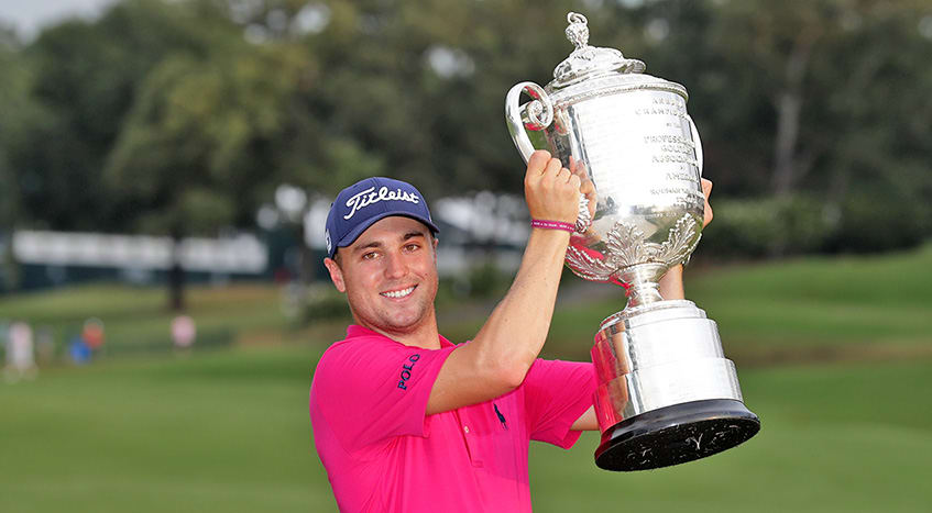 Jordan Spieth 2017 Pga Championship at Quail Hollow Club Round Two