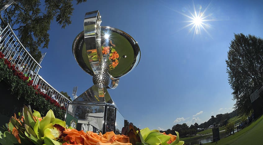 PGA TOUR CHAMPIONSHIP FedEx Cup キャディバック Winner's bag: See clubs Tommy Fleetwood used to capture TOUR