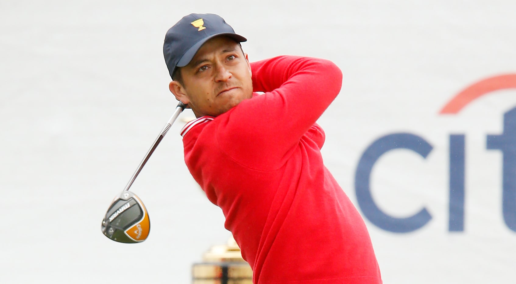 Xander Schauffele debuts a Callaway 'Mavrik' prototype driver at the