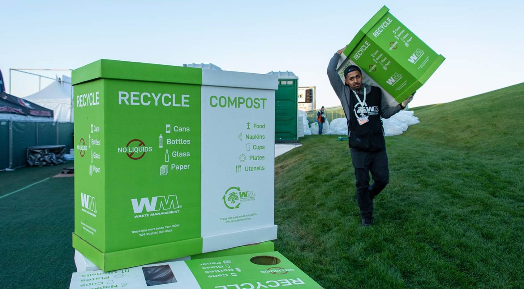 Waste Management to Use Aluminum Cups at Phoenix Open