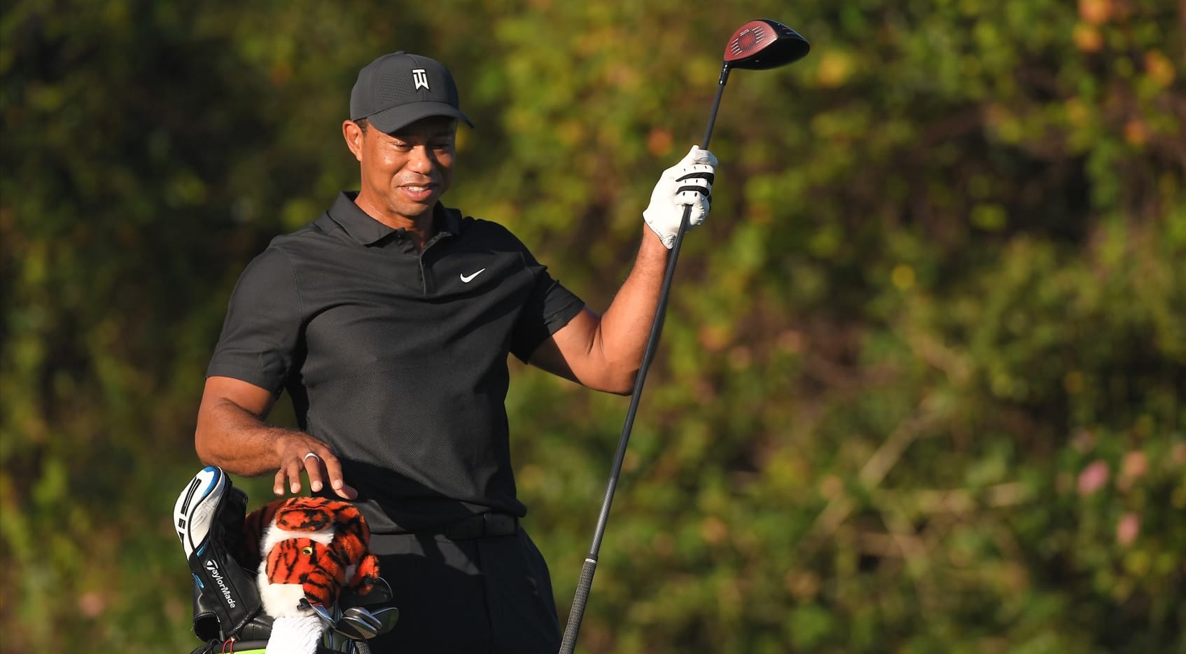 Tiger Woods using new TaylorMade driver at PNC PGA TOUR