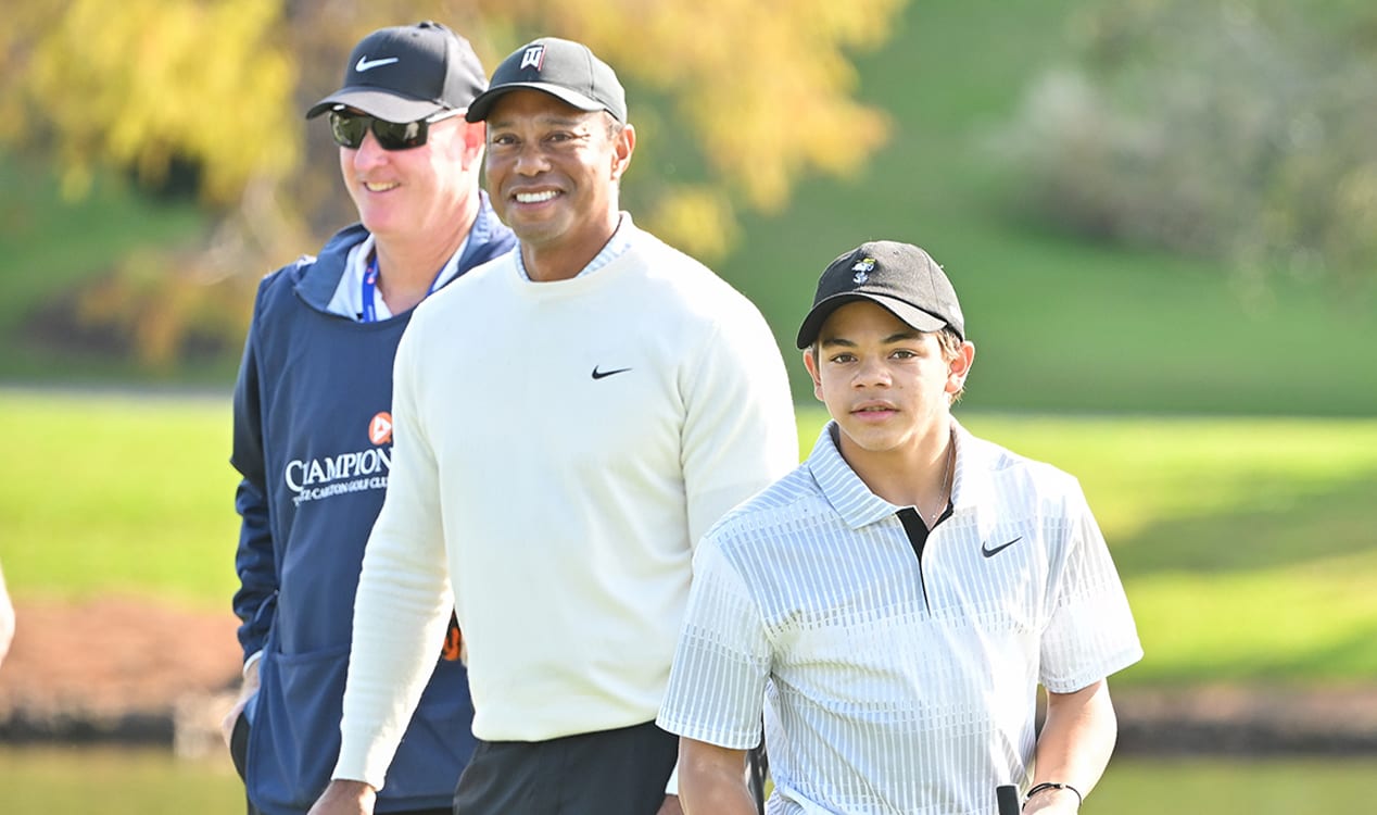 Updates on Tiger and Charlie Woods from Saturday at the PNC Championship