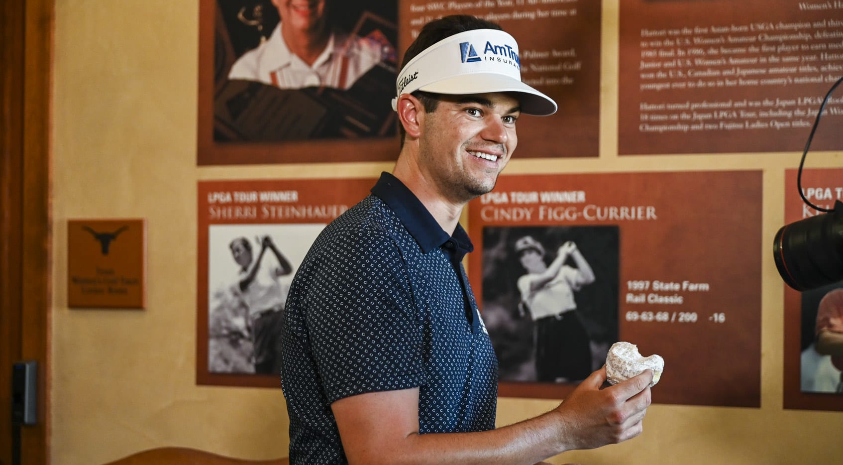AUSTIN, TX - MARCH 25: during previews for the Valero Texas Open at the University of Texas (UT) Golf Club on March 25, 2023 in Austin, Texas. (Photo by Keyur Khamar/PGA TOUR via Getty Images)